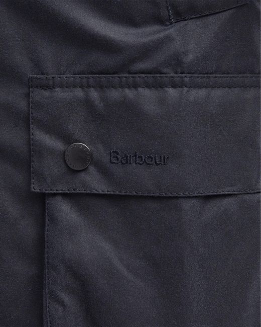 Barbour Blue Ashby Wax Jacket for men