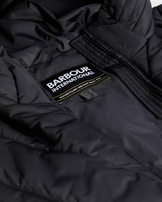 Barbour Black Diablo Quilted Sweat