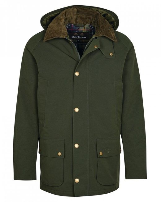 Barbour Green Winter Ashby Waterproof Jacket for men