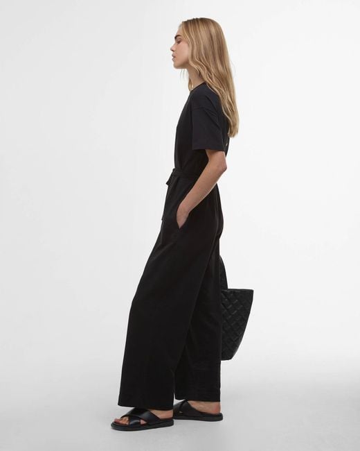 Barbour Black Sierra Jumpsuit