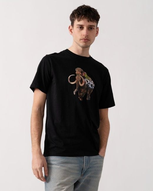 Paul Smith Black Ps Regular Fit Graffiti Mammoth T-Shirt for men