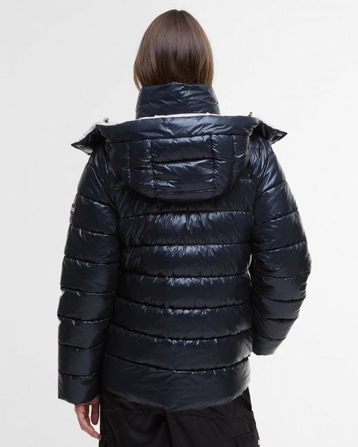 Barbour Blue Della Puffer Jacket