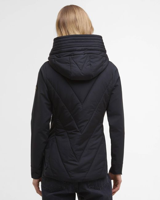 Barbour Black Diablo Quilted Sweat