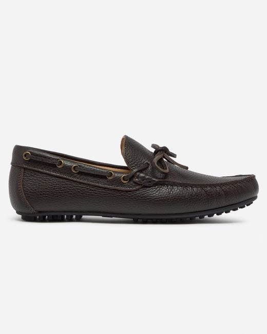 Oliver Sweeney Black Cano Driving Shoes for men