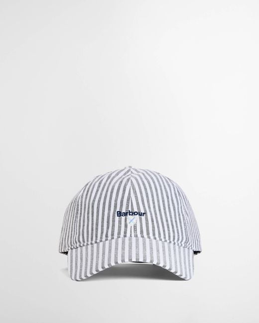Barbour White Cresswell Cap for men