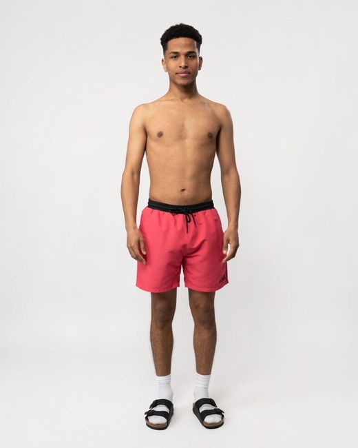 Boss Red Starfish Quick-dry Swim Shorts With Contrast Details for men