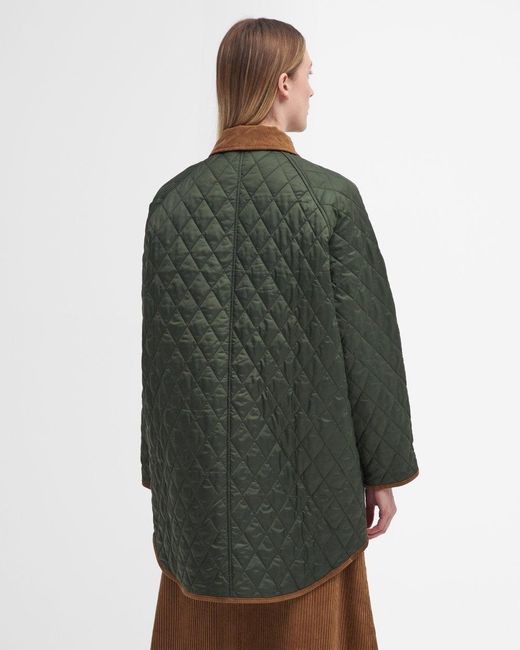 Barbour Green 30Th Anniversary Oversized Liddesdale Quilt