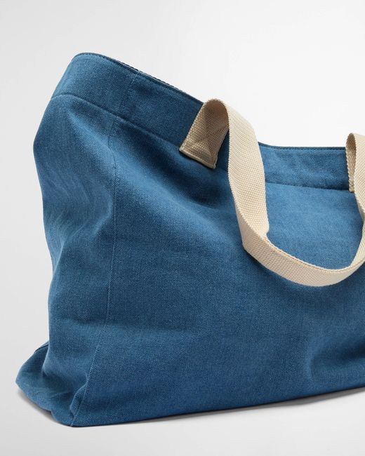 Barbour Blue Emily Tote Bag