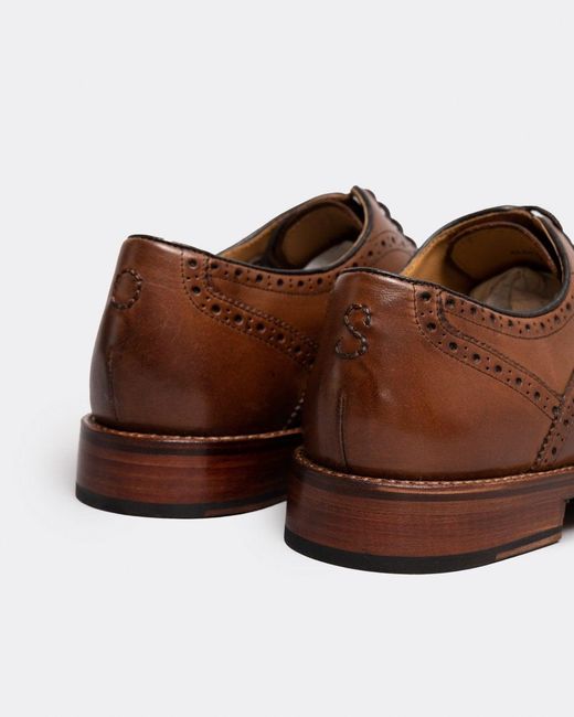 Oliver Sweeney Aldeburgh Brogue Shoes Brown for men