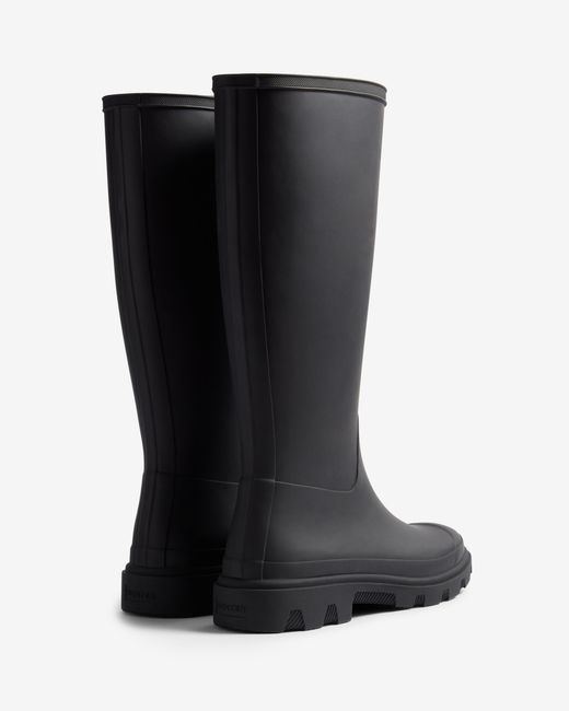 Hunter Black Downpour Tall Boot Rubber Wellington Boots