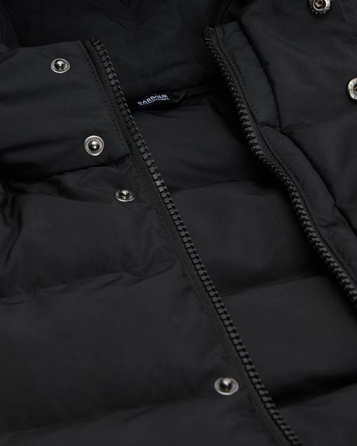 Barbour Black Dalesmith Puffer Jacket for men