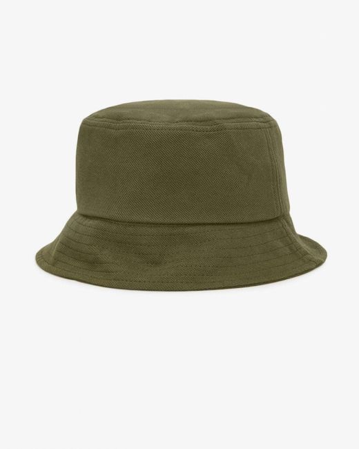 Fred Perry Green Pique Bucket Hat for men
