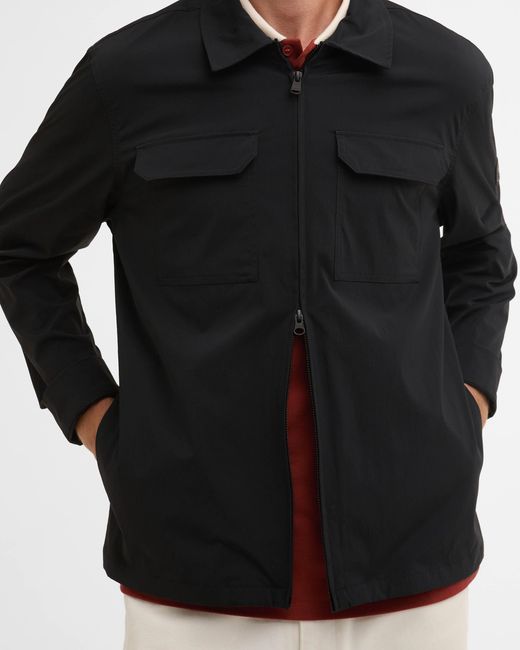 Barbour Black Tucson Overshirt for men