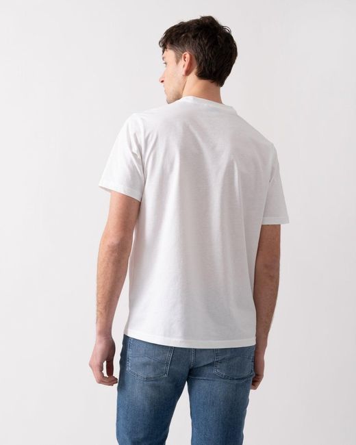 Paul Smith White Ps Reg Fit Short Sleeve Palm Trees T-Shirt for men