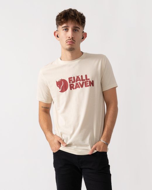 Fjallraven White Logo T-Shirt for men