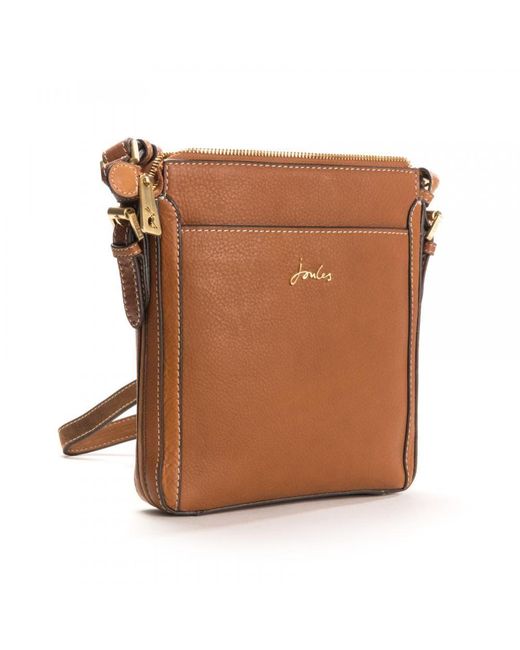 Joules tan leather purse new arrivals