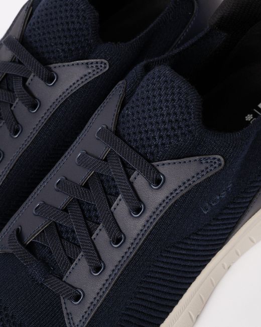 Boss Blue Titanis_Slon_Knwal Trainers for men