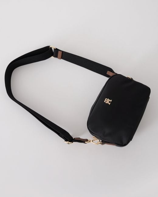Tommy Hilfiger Black Popette Camera Bag
