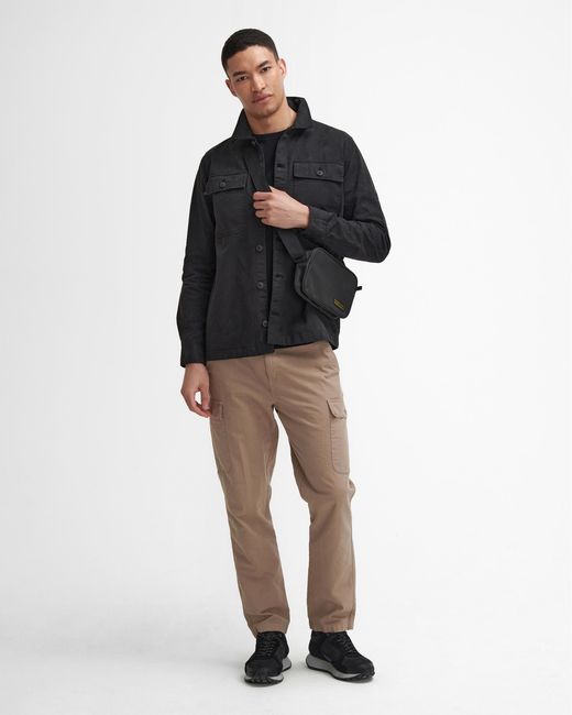 Barbour Black Arlo Overshirt for men