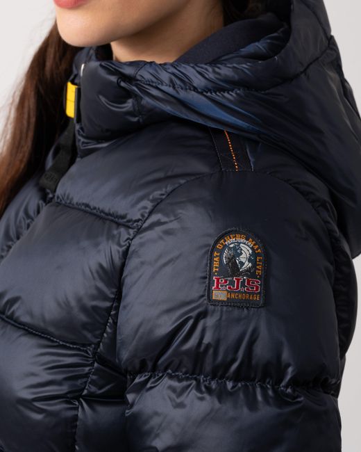 Parajumpers Blue Mariah Hooded Down Bomber