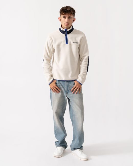 Napapijri Natural Dergana Half Zip Sweatshirt for men
