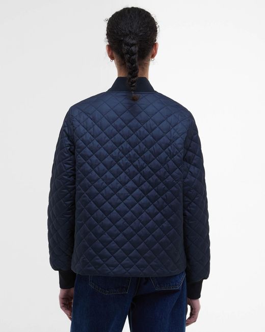 Barbour Blue Reyna Quilted Jacket