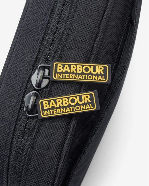 Barbour White Knockhill Unisex Micro Crossbody Bag
