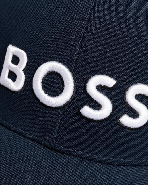 Boss Blue Boss Us-1 Stretch-Pique Cap With Embroidered 3D Logo Colour: Dark 402 for men