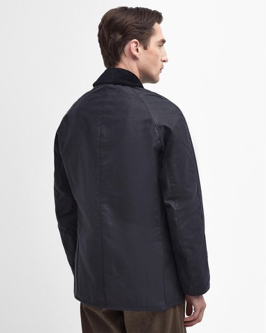 Barbour Blue Ashby Wax Jacket for men