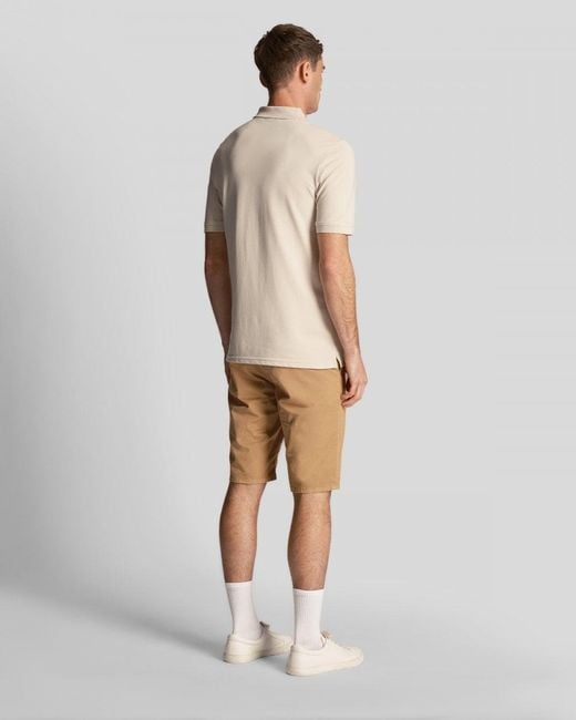 Lyle & Scott Natural Anfield Chino Shorts for men