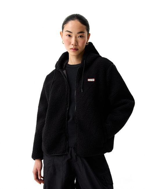 Hunter Black Bonelle Borg Fleece Jacket