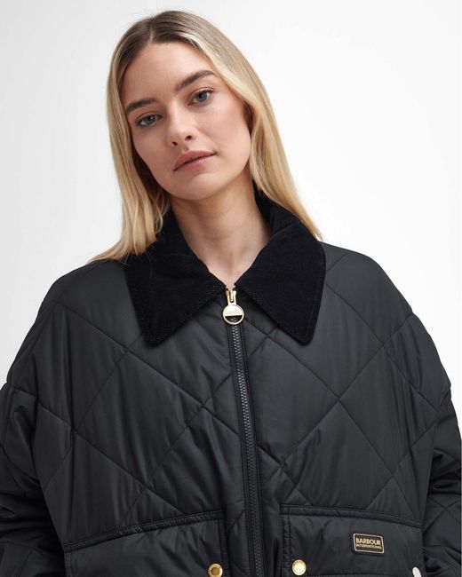 Barbour Black Laia Quilted Jacket