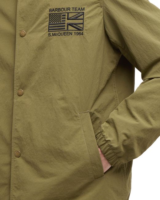 Barbour Green Coach Casual Jacket for men
