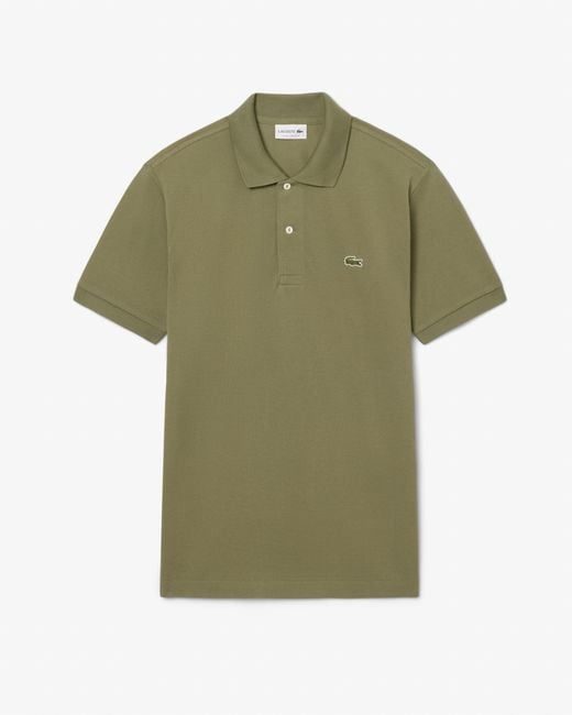 Lacoste Green Classic Fit L.12.12 Short Sleeve Polo Shirt Size: L for men