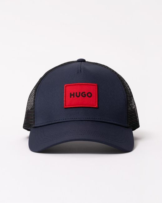 HUGO Blue Kody Logo Patch Cap for men