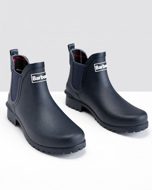 Barbour Blue Wilton Wellingtons