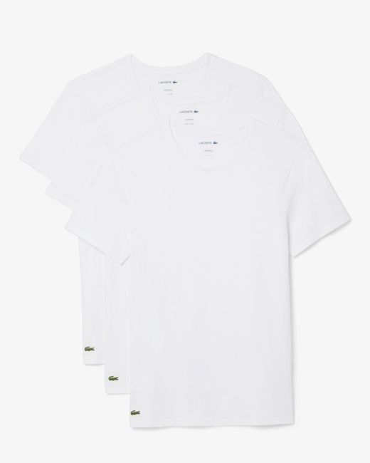 Lacoste Green 3-pack Plain T- Shirt for men