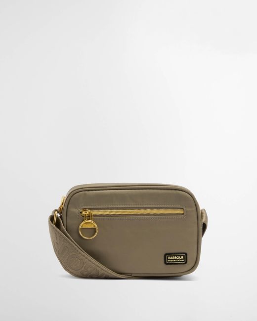 Barbour Gray Qualify Micro Crossbody Bag