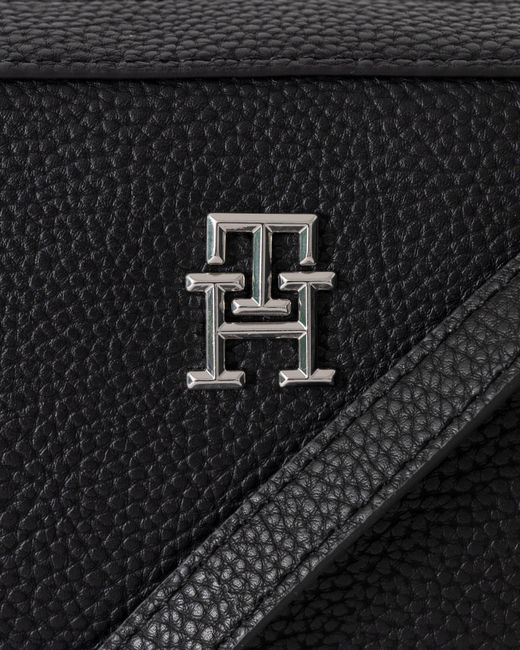 Tommy Hilfiger Black Th Emblem Camera Bag