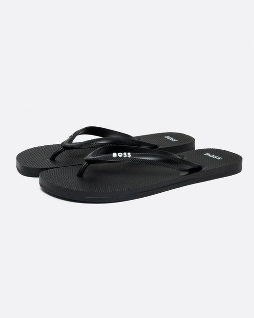 Boss Black Tracy Thong Flip Flops for men
