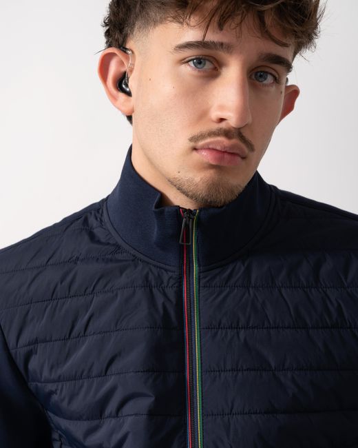 Paul Smith Blue Ps Mixed Media Jacket for men
