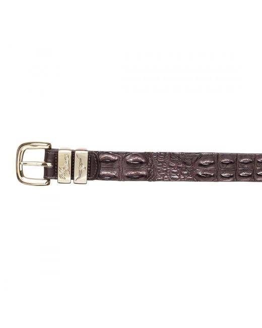 R.M.Williams 1.5 Saltwater Crocodile Belt (cb660) in Brown for Men