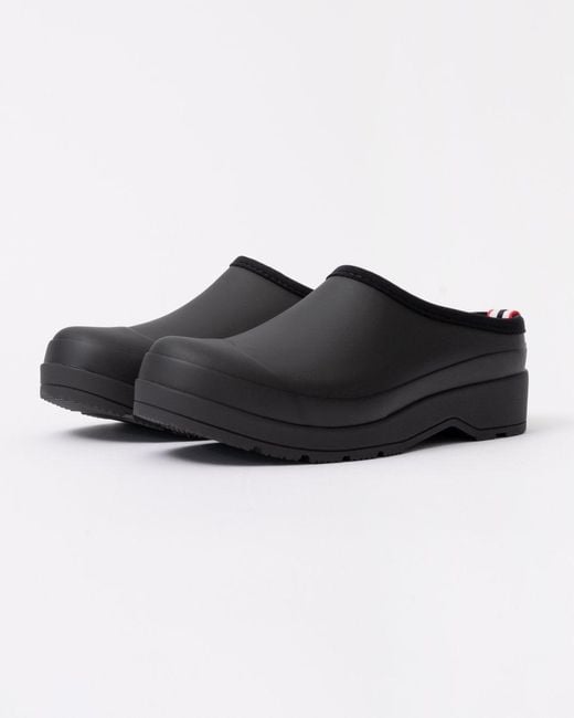 Hunter Black Play Clogs