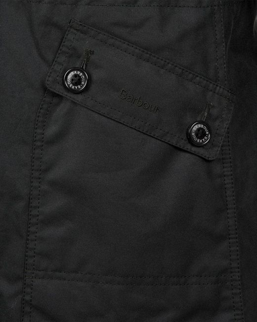 Barbour Black Cannich Wax Jacket