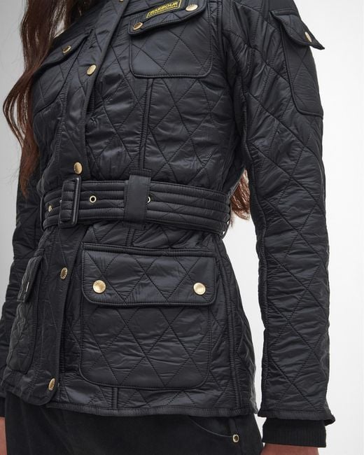 Barbour Black Polarquilt Jacket