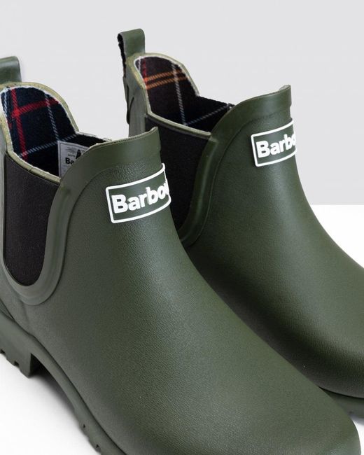 Barbour Green Wilton Wellingtons
