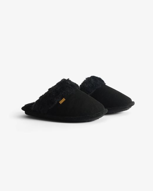 Hunter Black Mule Slipper