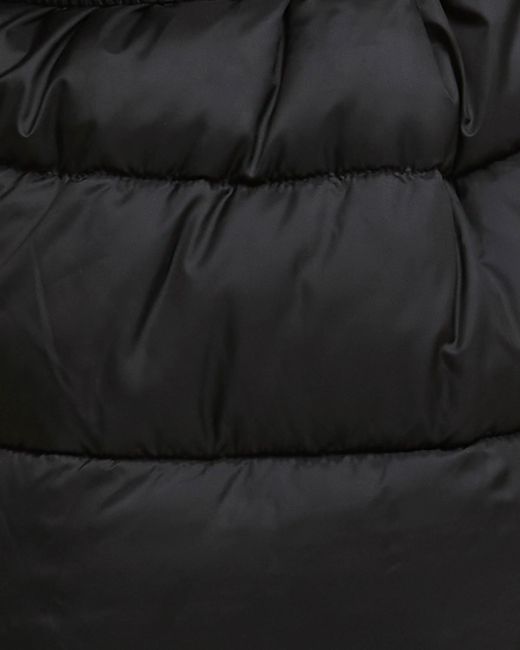 Barbour Black Short Track Line Puffer Jacket