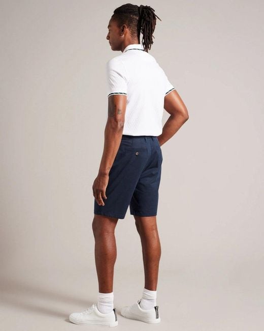 Ted Baker Blue Alscot Chino Shorts for men