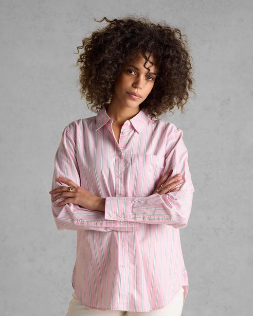Joules Multicolor Boyfriend Oxford Shirt